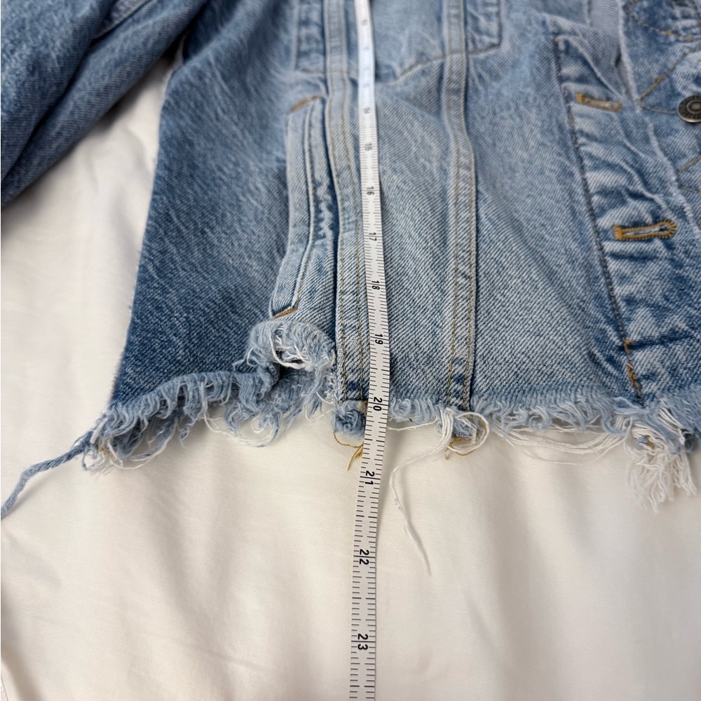 Free People Light Blue Denim Jacket - Picture 7 of 10